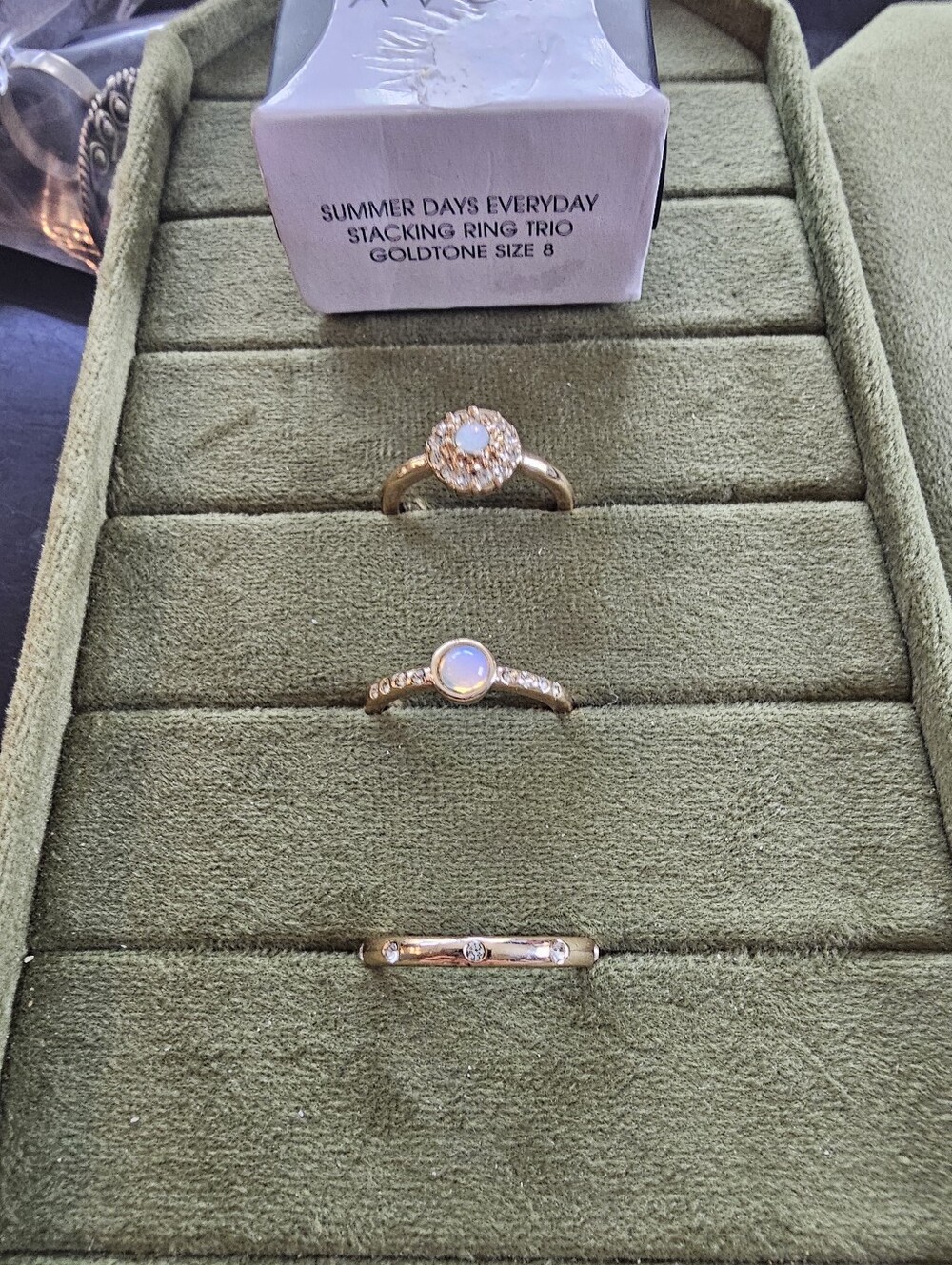 Set Of 3 Avon Rings Size 8